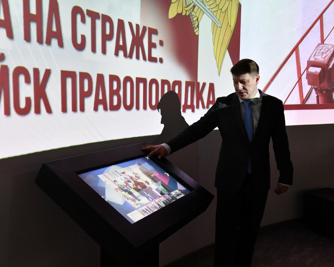 В историческом парке «Россия – Моя история» состоялось торжественное открытие мультимедийной выставки «Всегда на страже: история войск правопорядка»